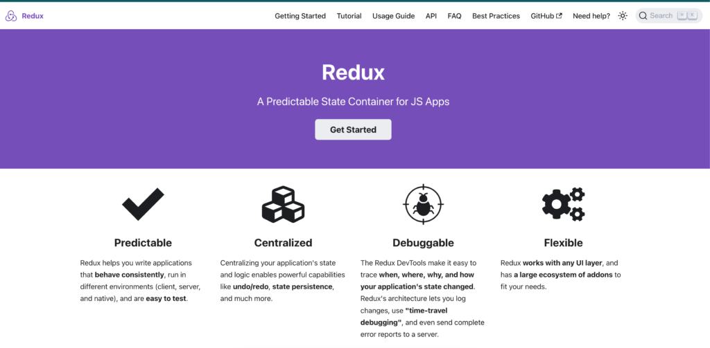 Redux state management libraries 